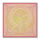Tina's Springtime Flowers Dream, Believe, Hope A6 Groovi Plate
