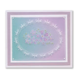 Tina's Springtime Flowers Happy Birthday A6 Groovi Plate