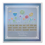 Tina's Springtime Flowers SET 1 : A6 + Spacers Groovi Plate Collection