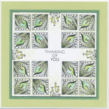 Kiss by Clarity - Doodle Tiles & Framers A5 & A6 Stamp Duo