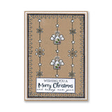 Tina's Christmas Angels, Snowmen & Trees Elements A6 Stamp Trio