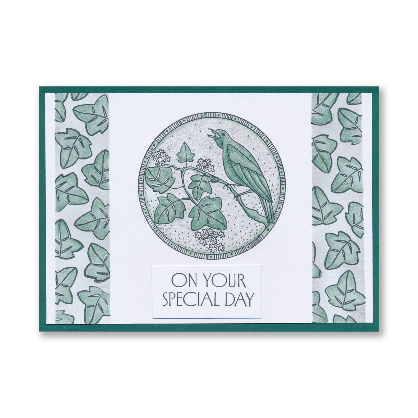 Barbara's Songbird - Two Way Overlay A5 Square Stamp & Mask Set