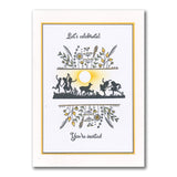 Jazz's Floral Panels & Petite Sentiments A5 Square & A7 Stamp Collection