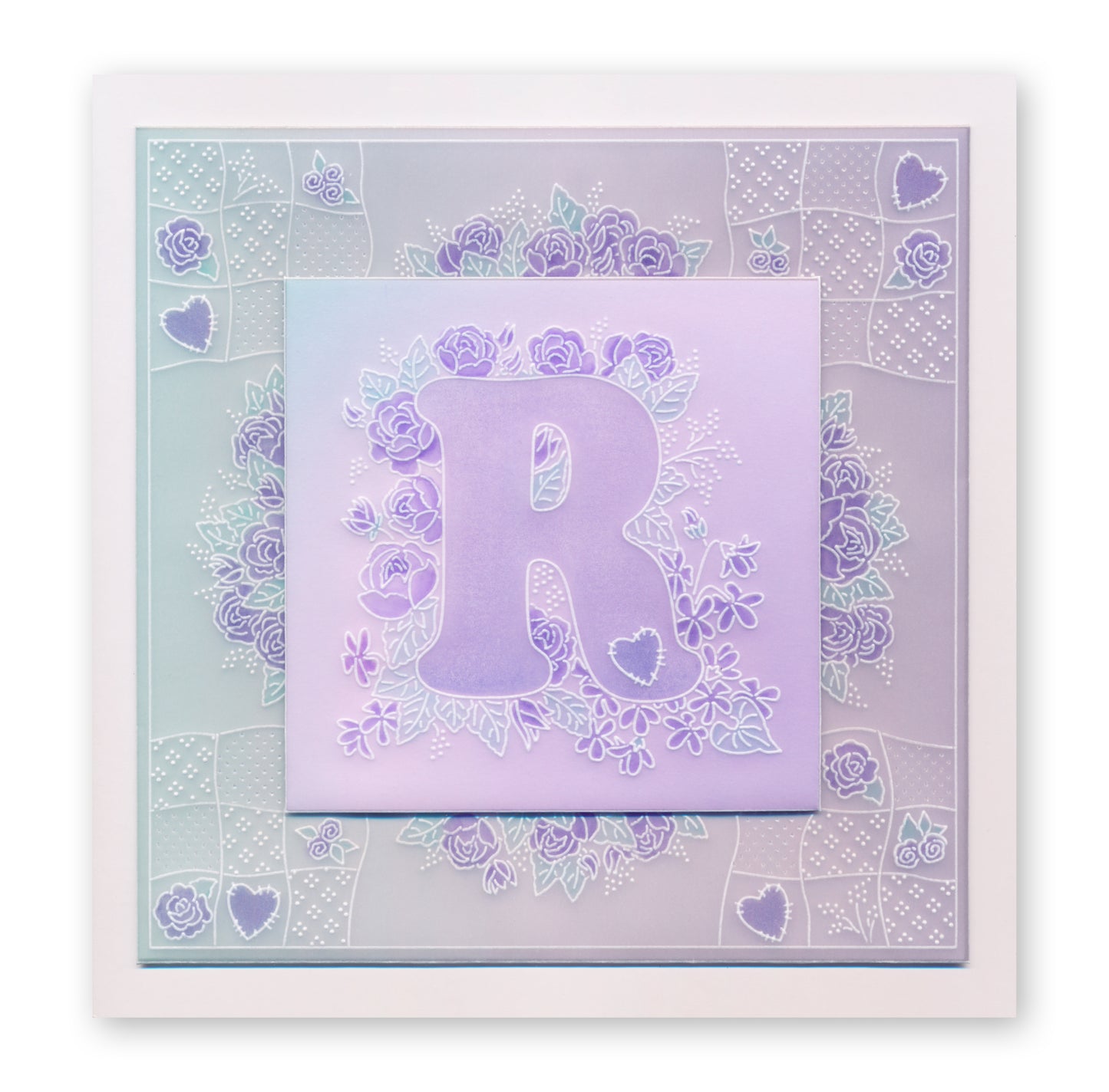 Linda's Patchwork A6 Square Groovi Plate