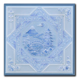 Linda's Japanese Pagoda Layering Frame A4 Square Groovi Plate