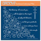 Linda's When Nature's Confetti is Scattered Companion A5 Square Groovi Plate