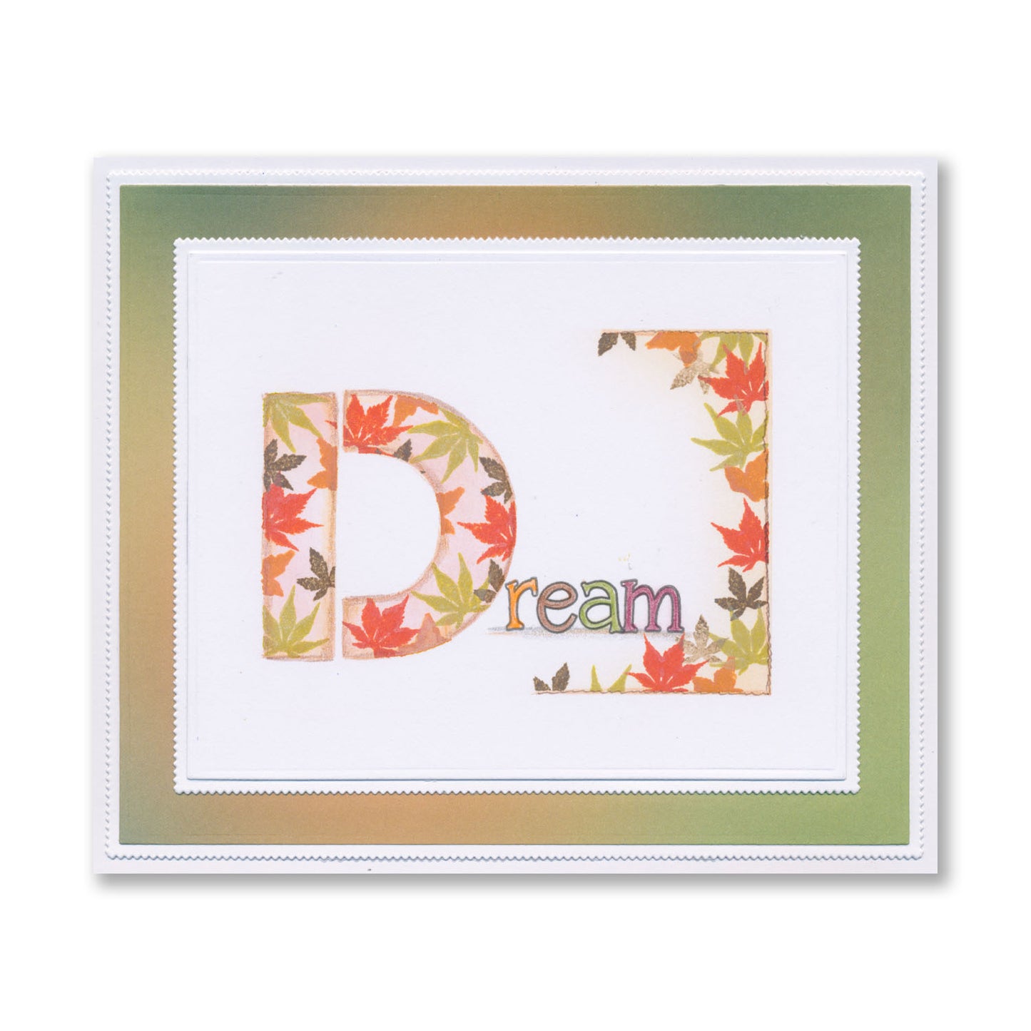 KISS by Clarity - Leaf Silhouettes - Build a Background A6 Stamp Set