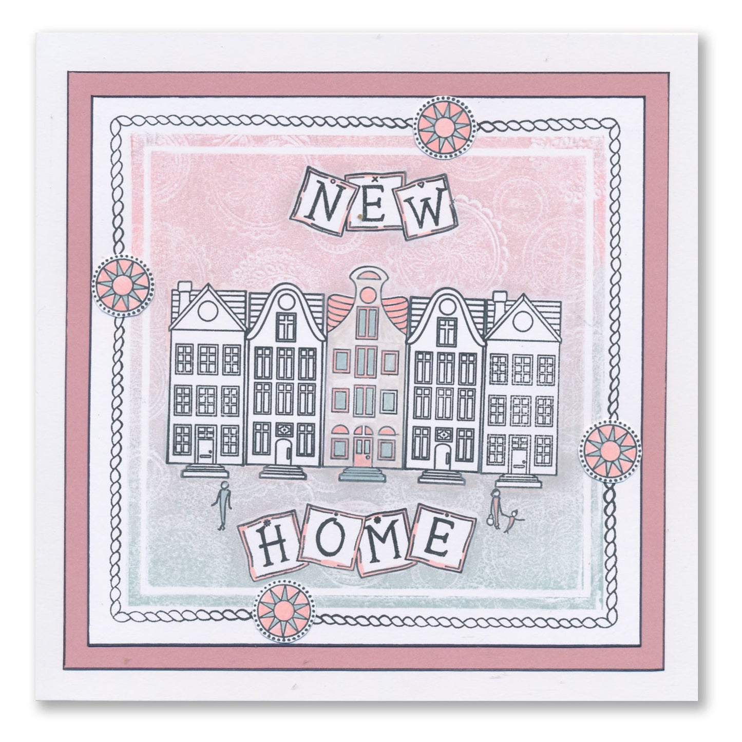 Barbara's SHAC Bijou Holland A5 Square Stamp & Mask Set