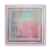 Linda's 123 - Wild Flowers A4 Square Groovi Plate
