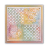 Linda's 123 - Wild Flowers A4 Square Groovi Plate