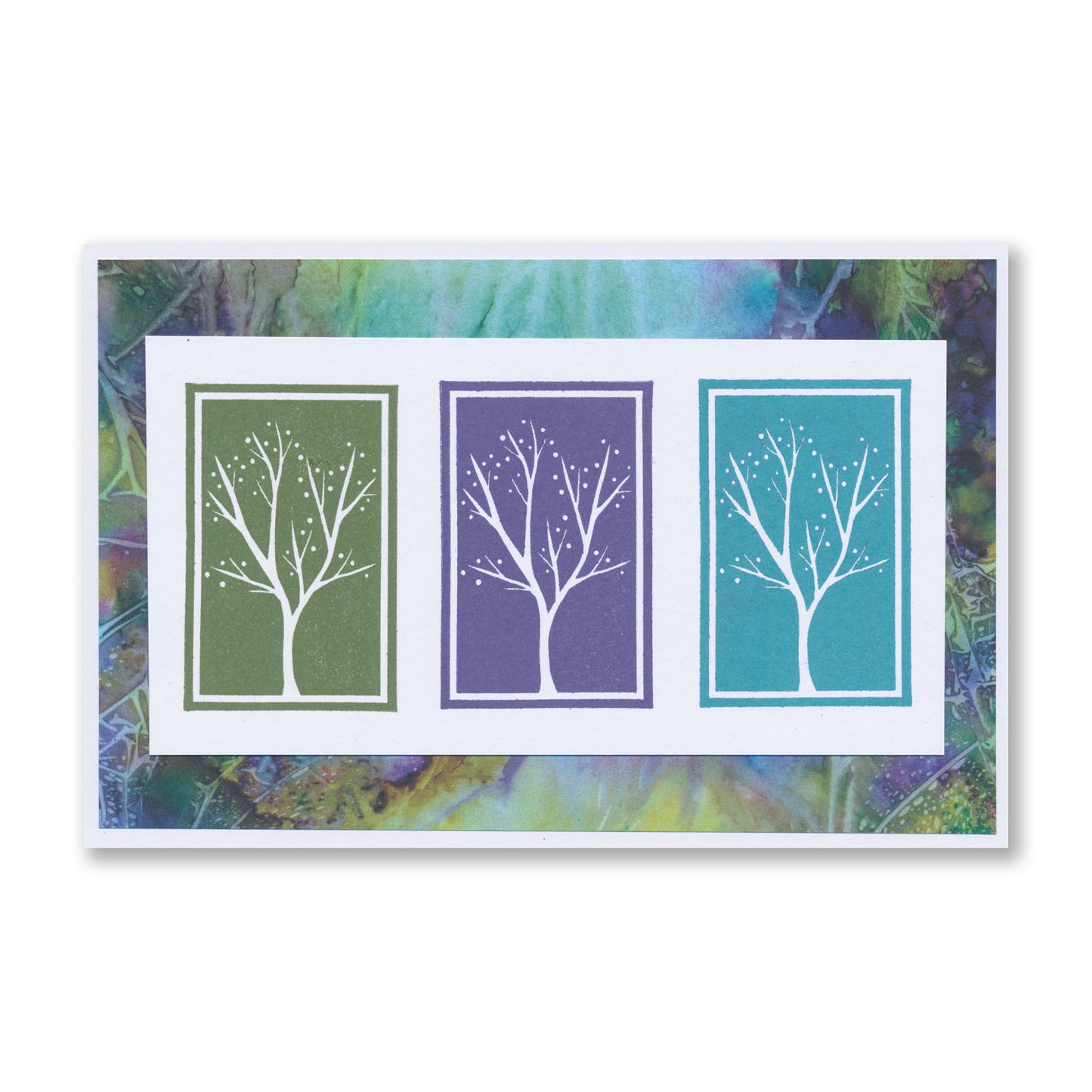 Christmas Backdrop Sampler A4 Stamp Set