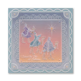 Linda's We Three Kings - Christmas Treasures A5 Square Groovi Plate