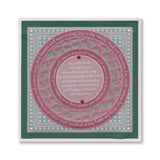 Linda's Joy to the World Nested Wraps - Christmas Treasures A5 Square Groovi Plate