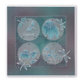 Linda's 123 - DEF Winged Friends A5 Square Groovi Plate Trio