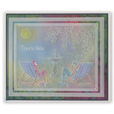 Linda's Deckchairs - In the Garden A5 Groovi Plate