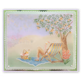 Linda's Lemon Tree Garden - In the Garden A5 Groovi Plate