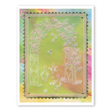 Linda's Rose Arch - In the Garden A5 Groovi Plate