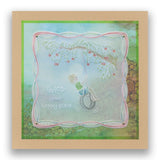 Linda's Children - Summer - Boy on a Tyre - A5 Square Groovi Plate
