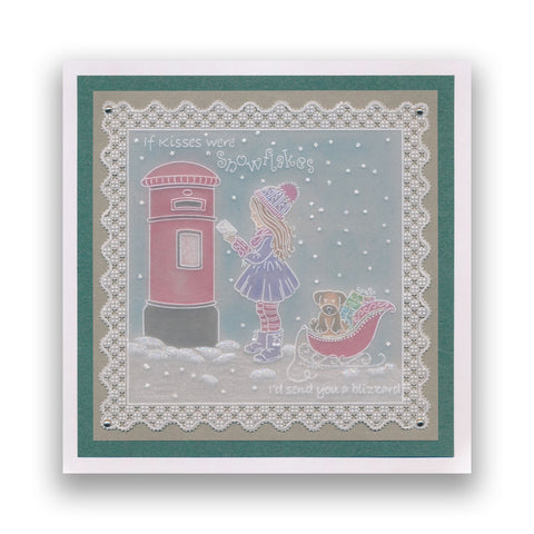 Linda's Children - Winter A5 Square Groovi Plate Pair