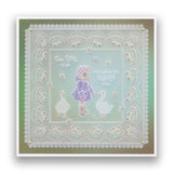 Linda's Children - Autumn A5 Square Groovi Plate Pair