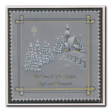 Linda's Peace, Joy & Hope - Christmas Treasures  (Set 1) A5 Square Groovi Plate