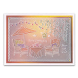 Linda's Wicker Chairs - In the Garden A5 Groovi Plate