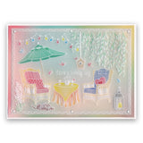 Linda's Wicker Chairs - In the Garden A5 Groovi Plate