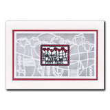 Art Nouveau Bed of Roses & Poppy Fields A5 Stencil Duo