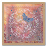 Barbara's SHAC Love - Japanese Flowers & Butterflies A5 Square Groovi Plate