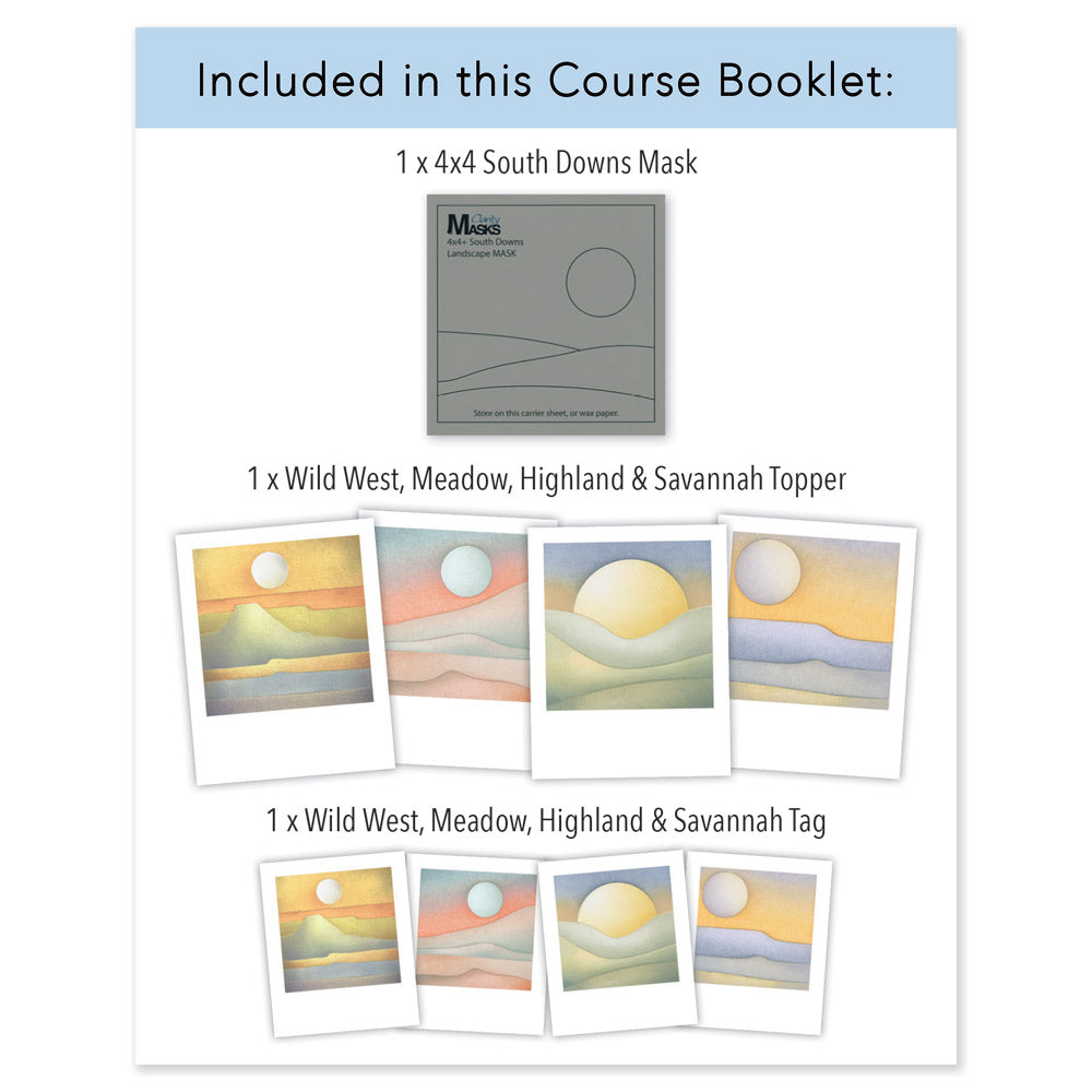 1-2-3 Online Course: Landscapes & Stamping