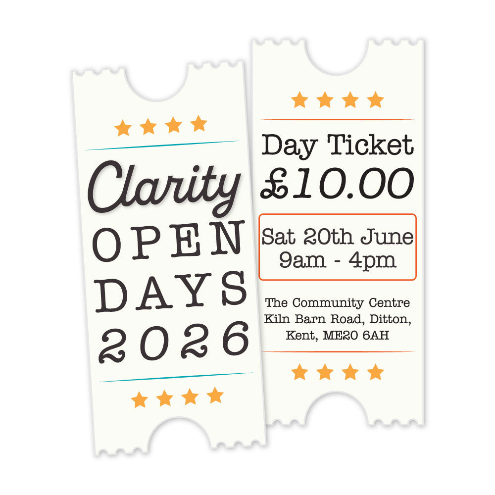 Clarity Open Day in Ditton (Nr Maidstone, Kent) - Saturday 20th June 2026
