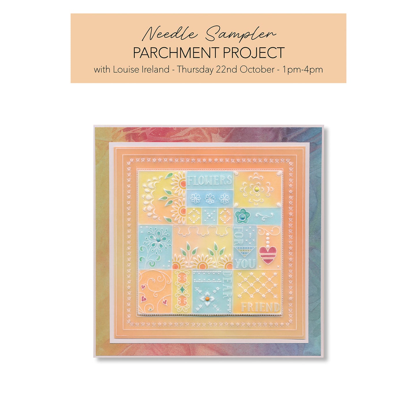 Online Workshop: Needle Sampler Parchment Project with Louise Ireland - 22nd October 2026