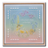 Linda's 123 - Dandelion, Corn & Harebells A4 Square Groovi Plate