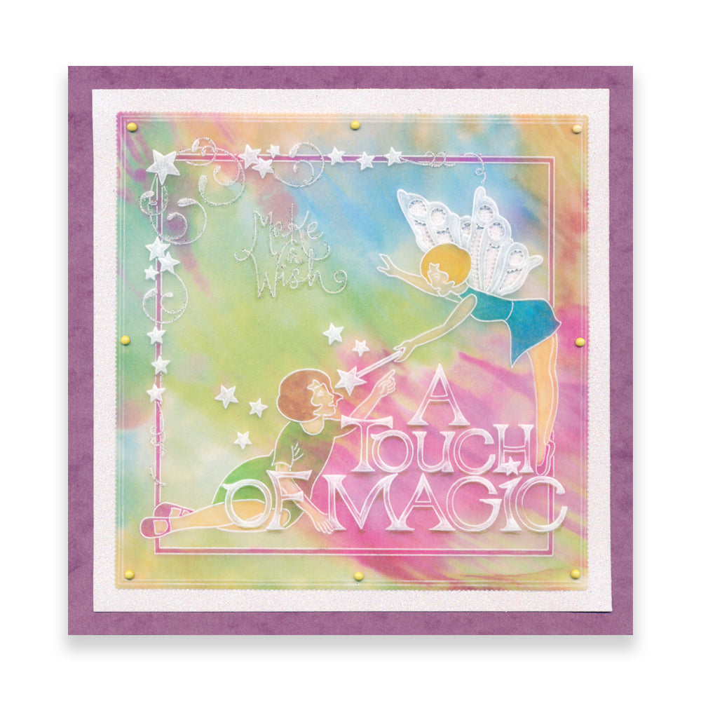 Mel's A Touch of Magic A5 Square Groovi Plate