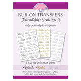 Rub-On Transfers - Friendship Sentiments