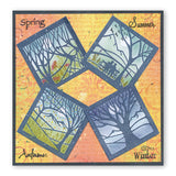 Panoramic Aperture - Three Trees 5" x 5" Stencil