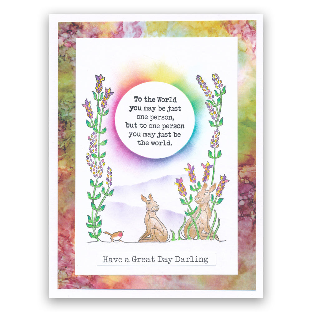 Poetry Set 3 - Kiss of the Sun A6 Stamp Trio