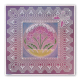 Queen's Lace Grids A5 Square Groovi Piercing Grids (Straight)