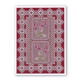 Queen Victoria Lace Duet A5 Square Groovi Piercing Grid (Straight)