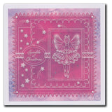Linda's Sparkle at Christmas - Easy Layout A5 Square Groovi Plate (Set 1)