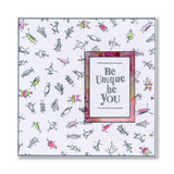 Set 8 - Quotes - You Are Brilliant - A5 Square Stamp & Postcards Duo