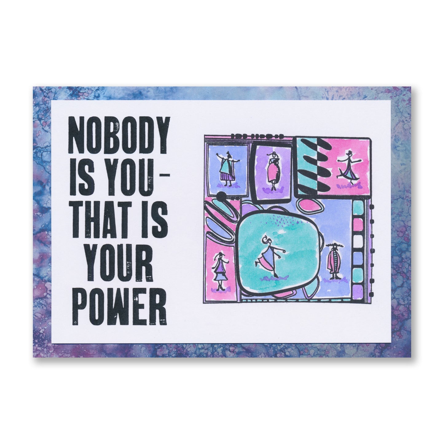 Set 8 - Quotes - You Are Brilliant - Printed Postcards