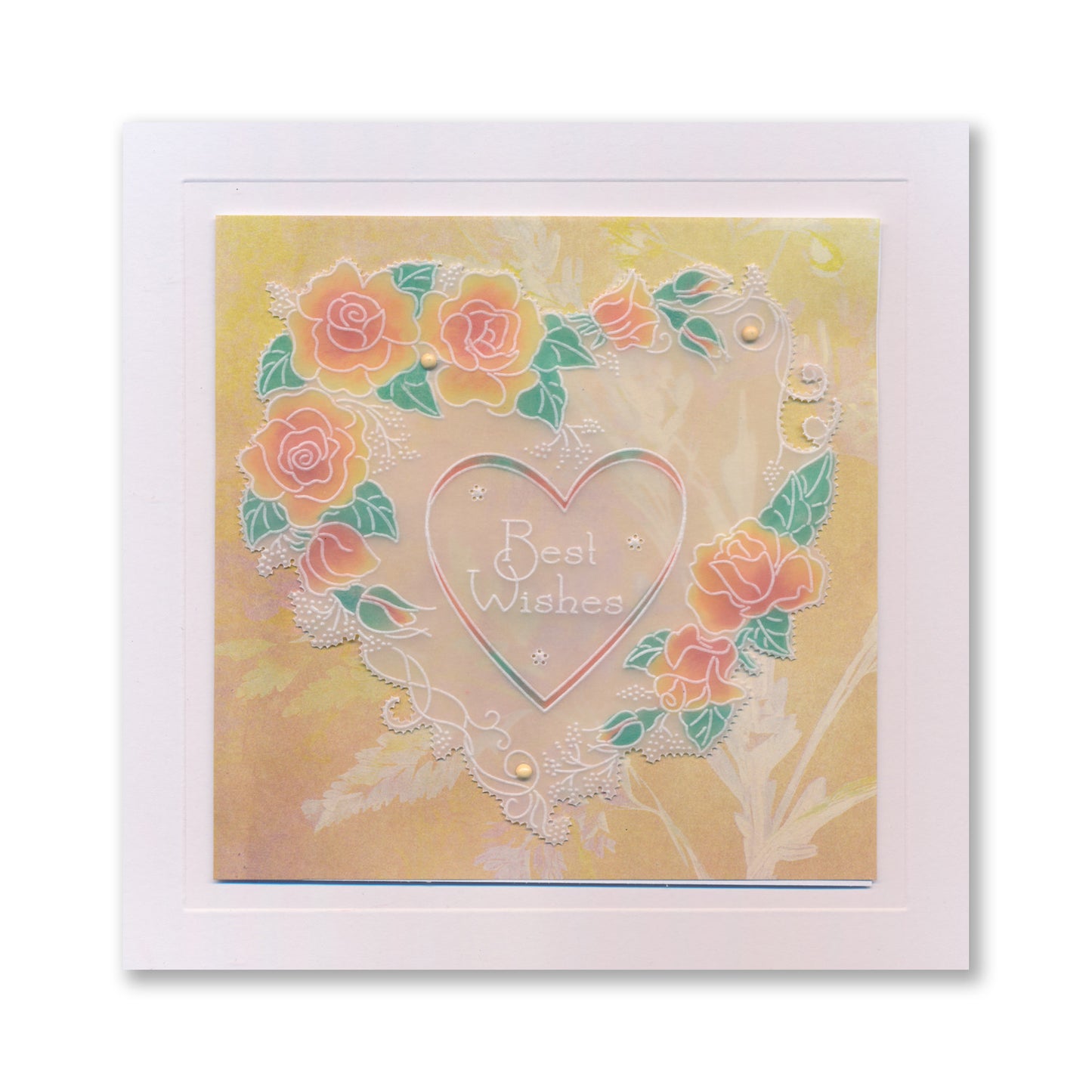 Linda's Floral Shape - Rose Heart Midi Groovi Plate