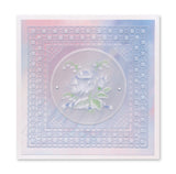 Jayne's Rose & Lattice Frame A5 Groovi Plate
