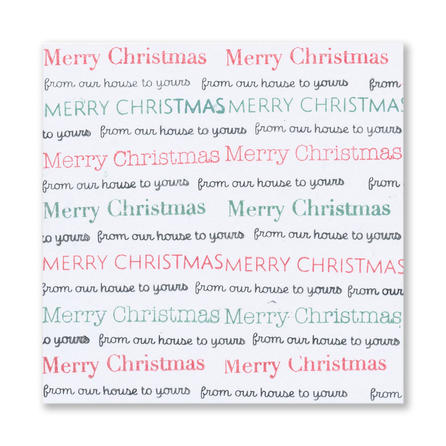 Occasion Sentiments - Merry Christmas A6 Stamp Set