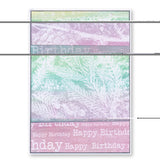 BOW-WOB 5" x 5" Collage Papers - Festive Leafy - Mini Set 1