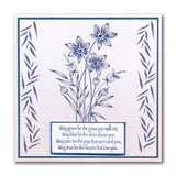 Barbara's Star Flower Spray A5 & A6 Stamp & Stencil Collection