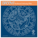 Barbara's SHAC Love - Japanese Flowers & Butterflies A5 Square Groovi Plate