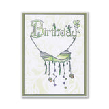 Linda's Bijou Birthday Dangles A6 Stamp Set