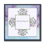 Jazz's Floral Panels & Petite Sentiments A5 Square & A7 Stamp Collection